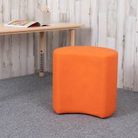 Flash Furniture ZB-FT-045C-18-ORANGE-GG Soft Seating Collaborative Moon for Classrooms and Common Spaces - 18